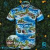 American Gangster Button Down Hawaiian Shirt