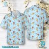 Animal Crossing Tom Nook And Isabelle Hawaiian Shirt a