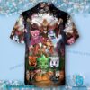 Frankenberry Halloween Food Mascot Themed Hawaiian Shirt c