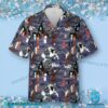 Haunted Casper Seamless Design Halloween Hawaiian Shirt a