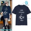 Lady Gaga Wearing You're Listening To Harlequin Radio On Date Night With Fiance Michael Polansky Shirt
