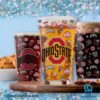 Ohio State Buckeyes Stickers Print Glass Cup a