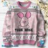 Piglet Winnie The Pooh Winter Wish Personalized Sweater a