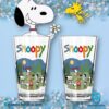 Snoopy Camping Glass Cup