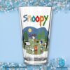 Snoopy Camping Glass Cup a