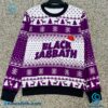 Black Sabbath Christmas Hat Logo Sweater For Music Lovers-b ZwYhT6m