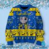 Coraline Be Careful What You Wish For Ugly Christmas Sweater b