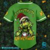 Feeling Extra Grinchy Today Just Waiting For Grinchmas Personalized Baseball Jersey-b cbVUjzA