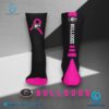 Georgia Bulldogs Breast Cancer Crew Socks