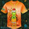 How The Grinch Stole Thanksgiving Happy Hallothanksmas Personalized Baseball Jersey-a g8M5i0S