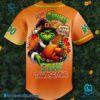 How The Grinch Stole Thanksgiving Happy Hallothanksmas Personalized Baseball Jersey-b aJOrBdN