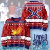 Lynyrd Skynyrd Fire Eagle Ugly Christmas Sweater Yhc38In