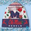 Ole Miss Rebels Hotty Toddy Christmas Beanie Hat ZOJq95x