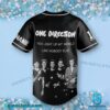 One Direction You Light Up My World Like Nobody Else Personalized Baseball Jersey-b 9otck8S