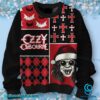 Ozzy Osbourne Singer Ugly Christmas Sweater hk3D0y5