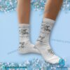 Post Malone Alway Tired Crew Socks-b esGmEDu