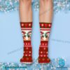 Post Malone Home Malone Christmas Crew Socks-a MCqr6Nv