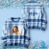 Taylor Swift 1989 Taylor's Version Album Ugly Christmas Sweater kpLirwF