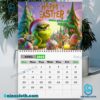 A Year Of Mischief With The Grinch 2025 Wall Hanging Calendar-y Ztl4Q1o