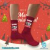 Alabama Crimson Tide Christmas Crew Socks-b ruS0RWf