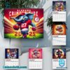 Alabama Crimson Tide Football 2025 Wall Hanging Calendar p5gQuXV