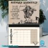 Avenged Sevenfold Music Band 2025 Wall Hanging Calendar-y c43e2ws