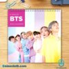 BTS 2025 Wall Hanging Calendar Xkd0Rcy