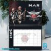 Bon Jovi 2025 Wall Hanging Calendar-x RhkACzW