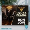 Bon Jovi Band 2025 Wall Hanging Calendar-a fHLK0Po