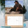 Clint Eastwood 2025 Wall Hanging Calendar-b LVAMB8t