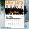 Def Leppard 2025 Wall Hanging Calendar-c ZiMIvrD