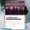 Def Leppard 2025 Wall Hanging Calendar-y MwiLafA