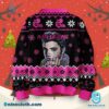 Elvis Presley Merry Elvismas Black And Pink Ugly Christmas Sweater-b C2PpXjs