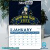 Fallout 2025 Wall Hanging Calendar-b Ggt9wk0