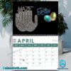 Frankie Beverly 2025 Wall Hanging Calendar-y En9Z0Mh