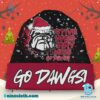 Georgia Bulldogs Festive Dawgs Merry Times Go Dawgs Christmas Beanie Hat bxF3qD9