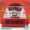 Georgia Bulldogs Go Dawgs Ugly Christmas Beanie Hat otZLhv0