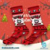 Georgia Bulldogs Ugly Christmas Crew Socks 6R0PaXj