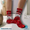 Georgia Bulldogs Ugly Christmas Crew Socks-b dl5RnBZ