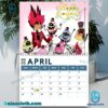 Hazbin Hotel 2025 Wall Hanging Calendar-y JtRWB39