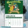 Jimmy Buffett 2025 Wall Hanging Calendar-c gJfvrRX
