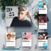 Justin Bieber 2025 Wall Hanging Calendar gLqyG0k