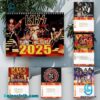 Kiss Band 2025 Wall Hanging Calendar 4mSCM78