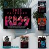 Kiss Rock Band 2025 Wall Hanging Calendar 2ExR5On