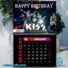 Kiss Rock Band 2025 Wall Hanging Calendar-b s75dcRq