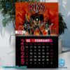 Kiss Rock Band 2025 Wall Hanging Calendar-c Qe3JiHN
