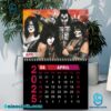 Kiss Rock Band 2025 Wall Hanging Calendar-y pou0HAC