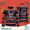 Mickey And Minnie Mouse Chicago Bears Ugly Christmas Sweater elY1C5G