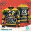 Mickey And Minnie Mouse Green Bay Packers Ugly Christmas Sweater Y27ibJU