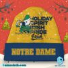 Notre Dame Fighting Irish Holiday Spirit Irish Pride Christmas Beanie Hat HkF9zVx